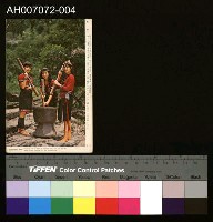 原住民彩色明信片：搗米藏品圖，第1張